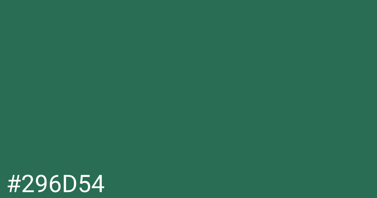 Hex color #296d54 graphic