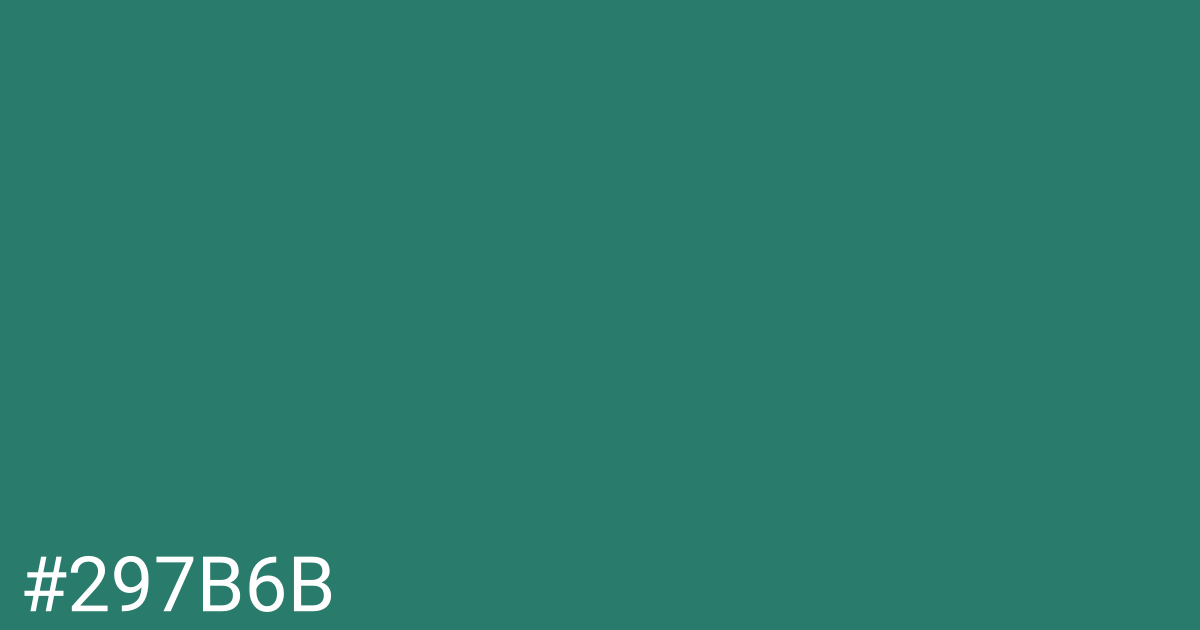 Hex color #297b6b graphic