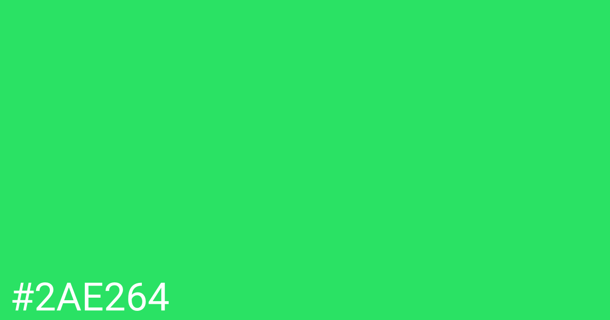 Hex color #2ae264 graphic