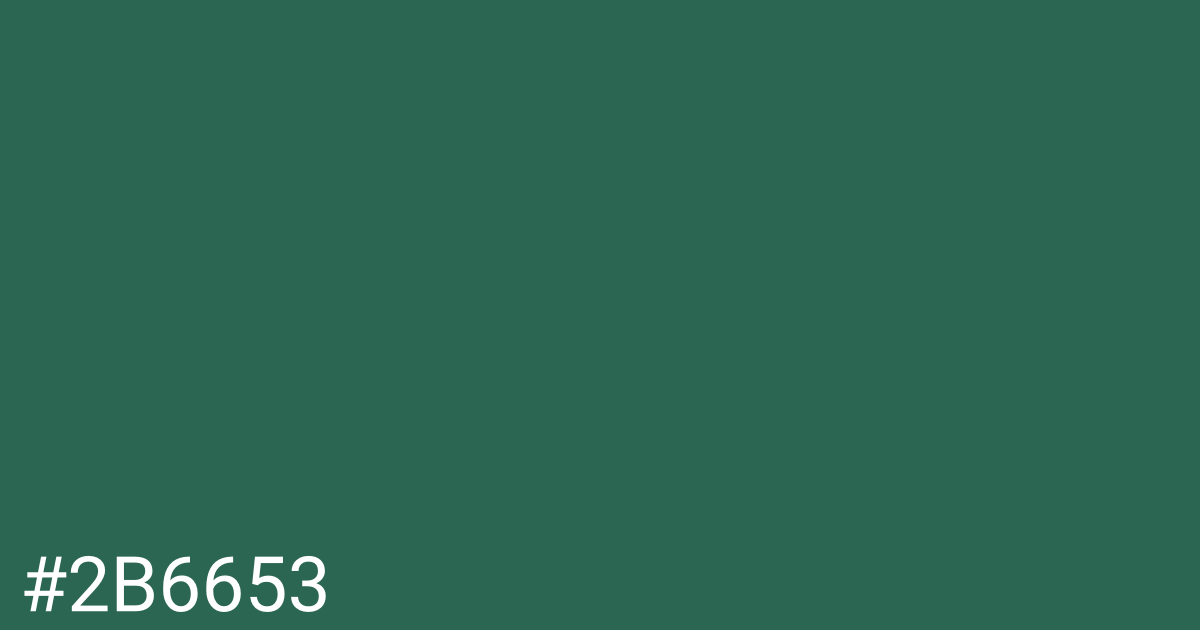 Hex color #2b6653 graphic