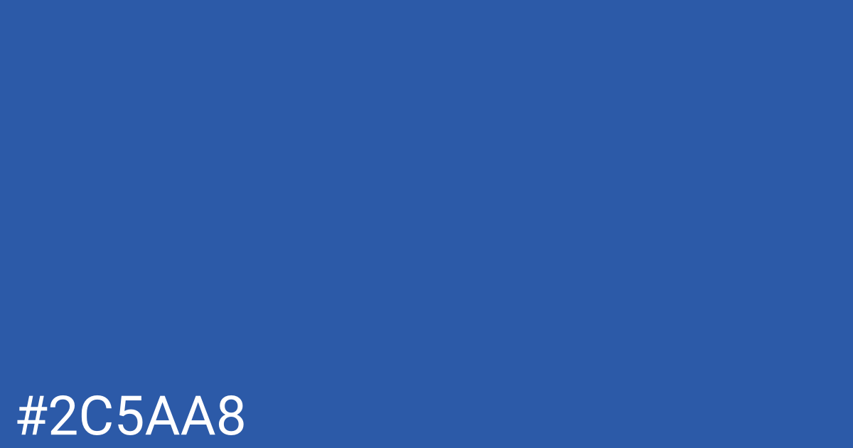 Hex color #2c5aa8 graphic