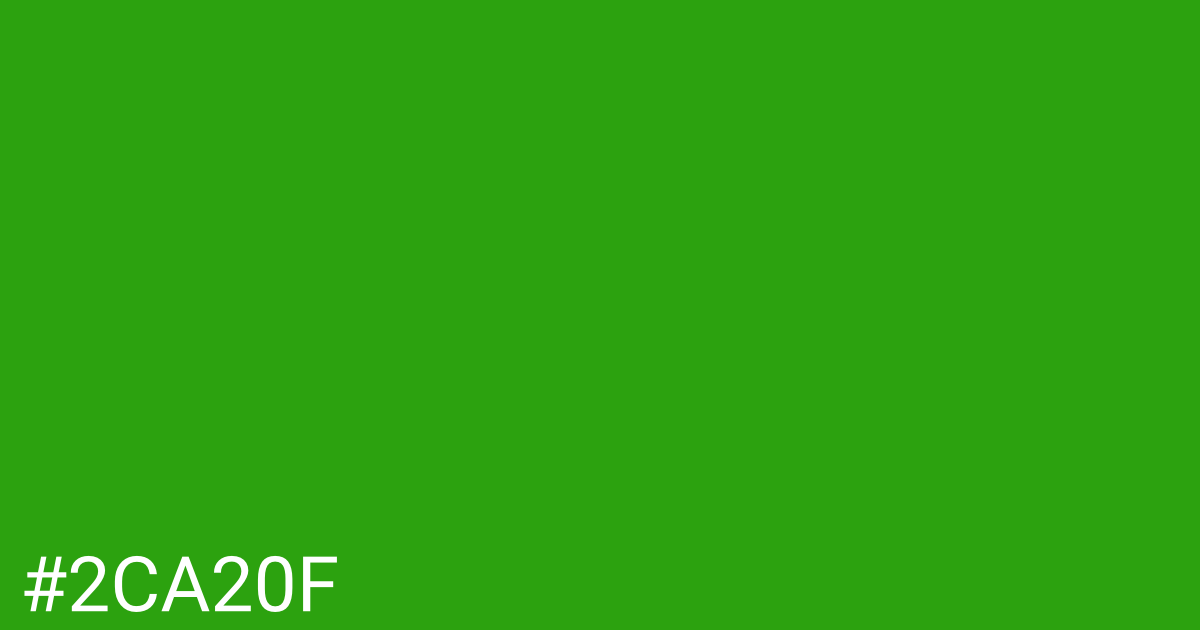 Hex color #2ca20f graphic