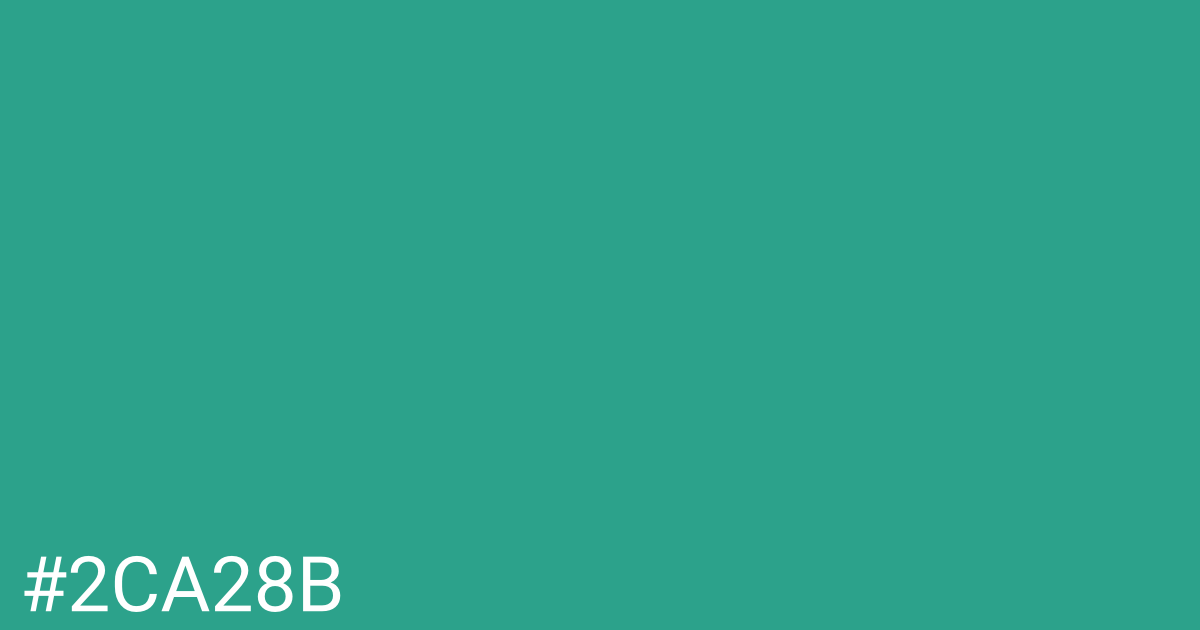 Hex color #2ca28b graphic