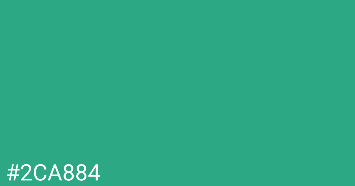 Hex color #2ca884 graphic