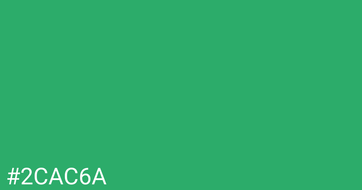 Hex color #2cac6a graphic