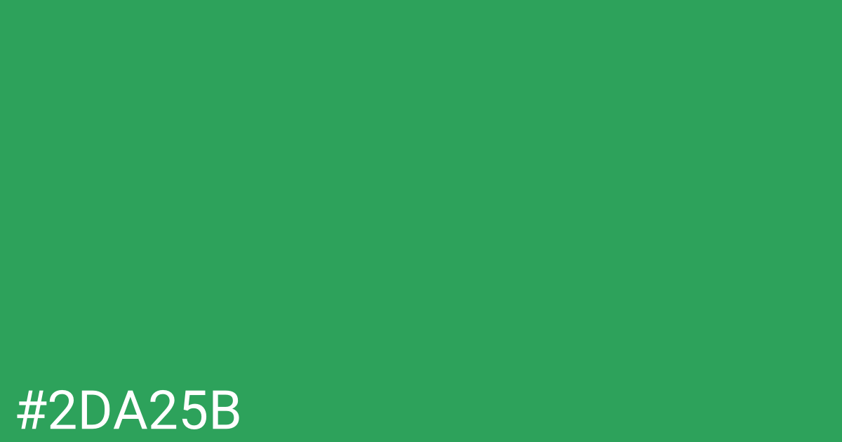Hex color #2da25b graphic