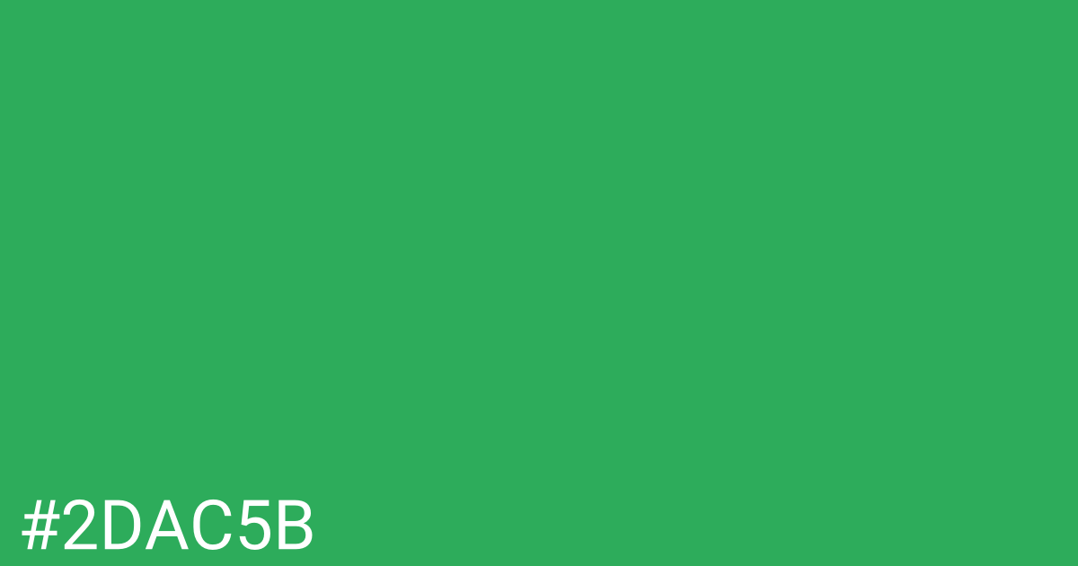 Hex color #2dac5b graphic