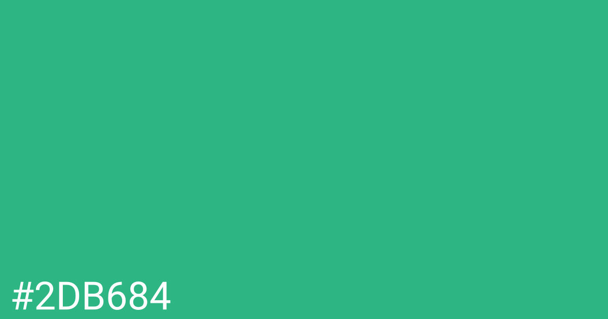 Hex color #2db684 graphic