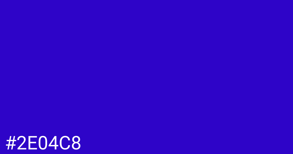 Hex color #2e04c8 graphic