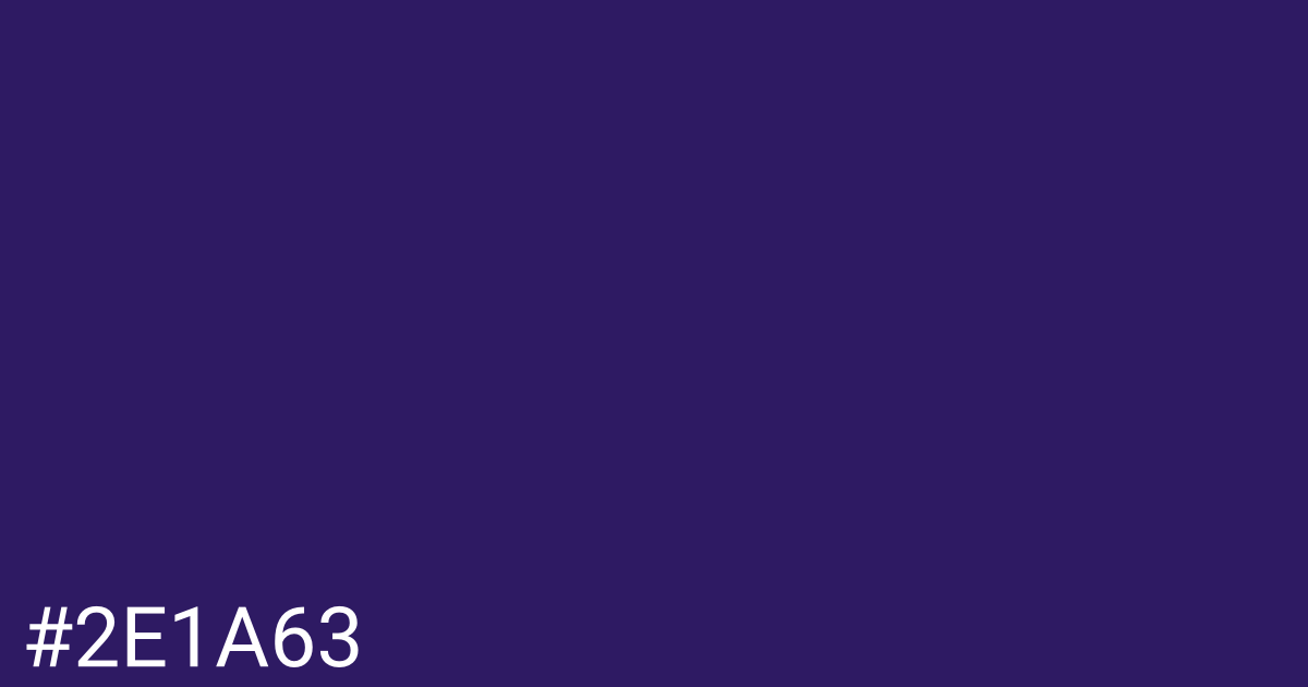 Hex color #2e1a63 graphic