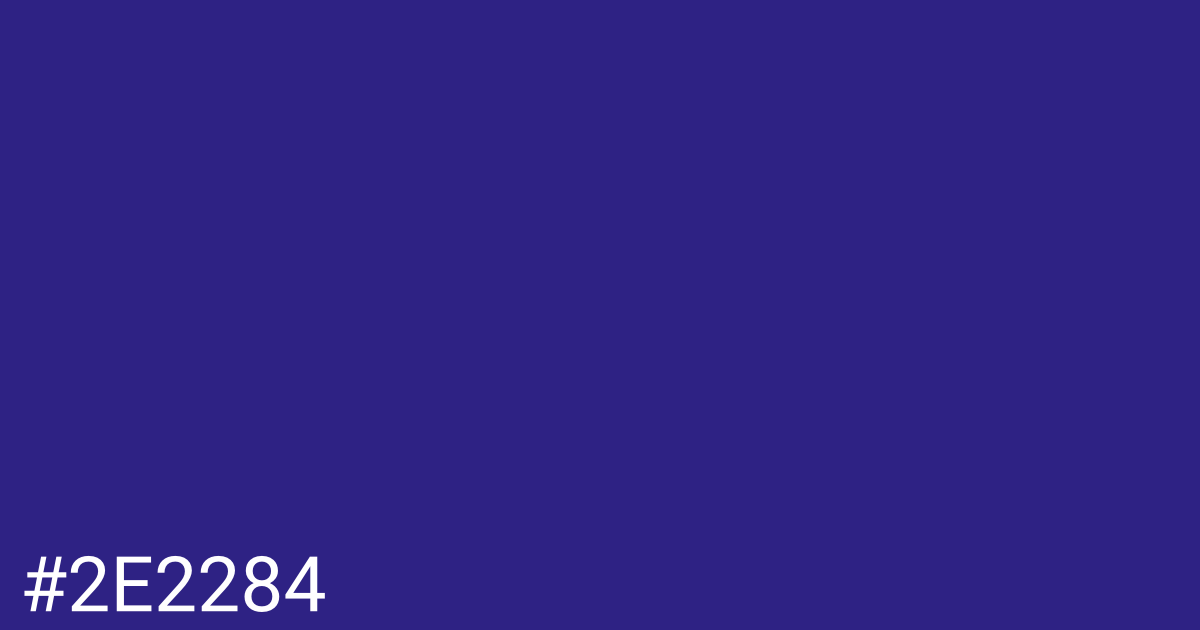 Hex color #2e2284 graphic