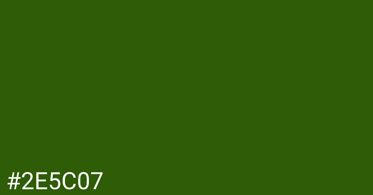 Hex color #2e5c07 graphic