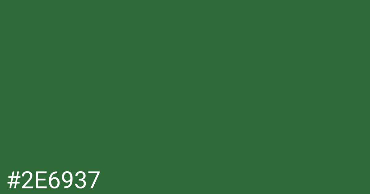 Hex color #2e6937 graphic