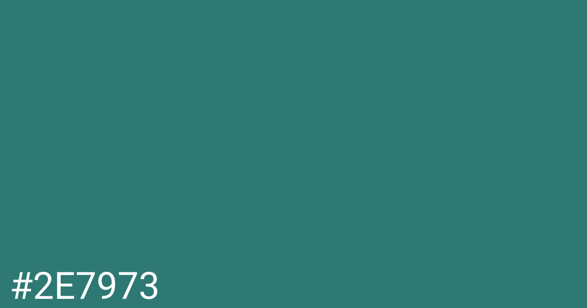 Hex color #2e7973 graphic