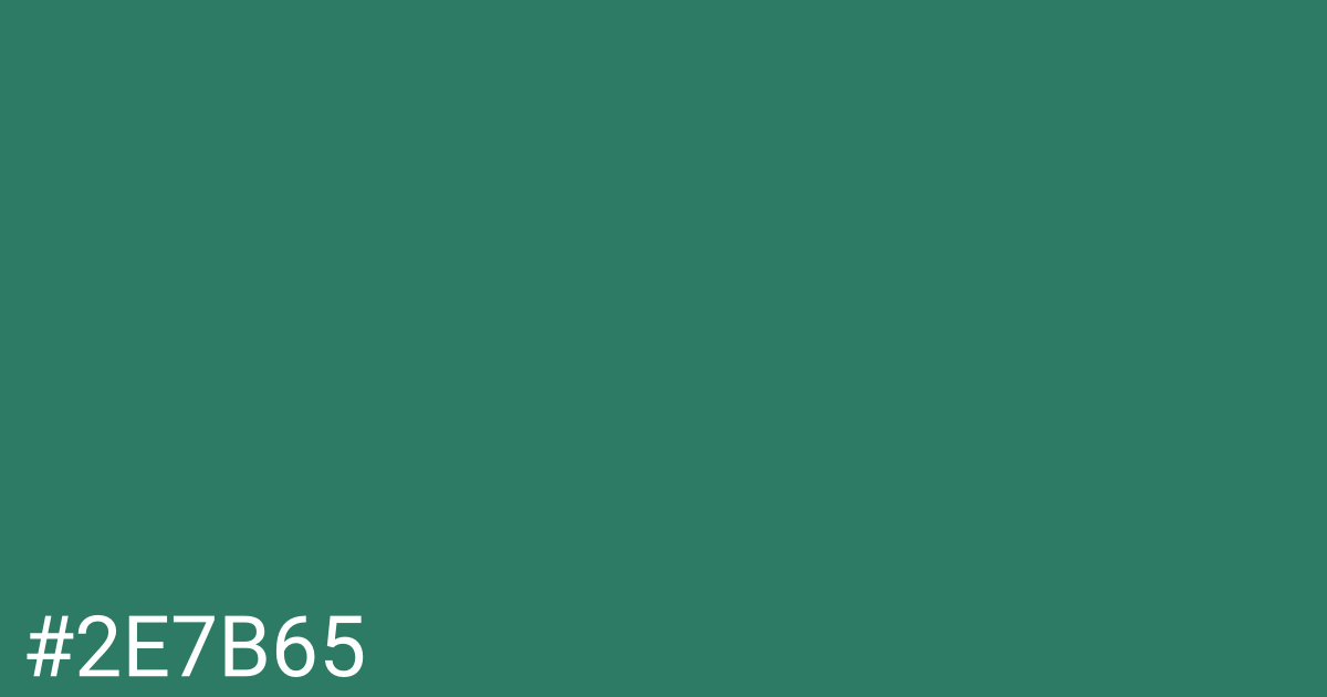 Hex color #2e7b65 graphic