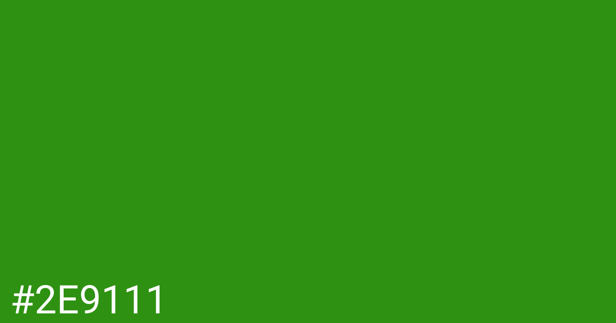 Hex color #2e9111 graphic
