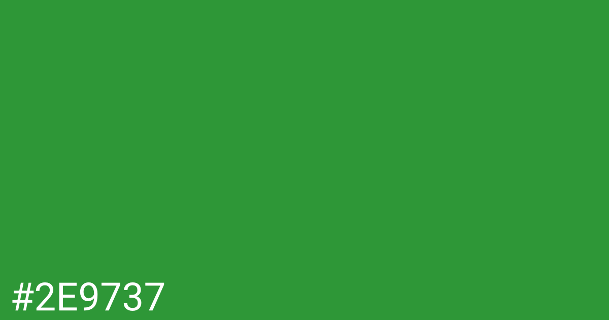 Hex color #2e9737 graphic