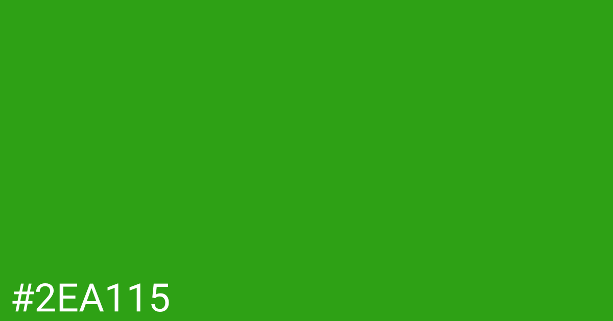 Hex color #2ea115 graphic