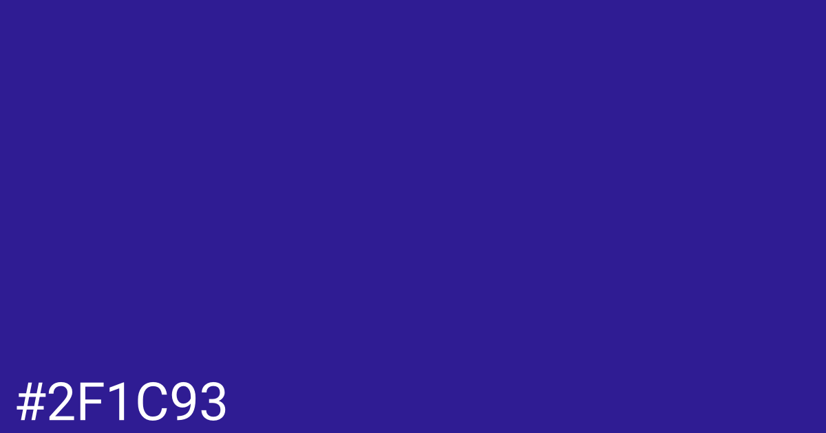 Hex color #2f1c93 graphic