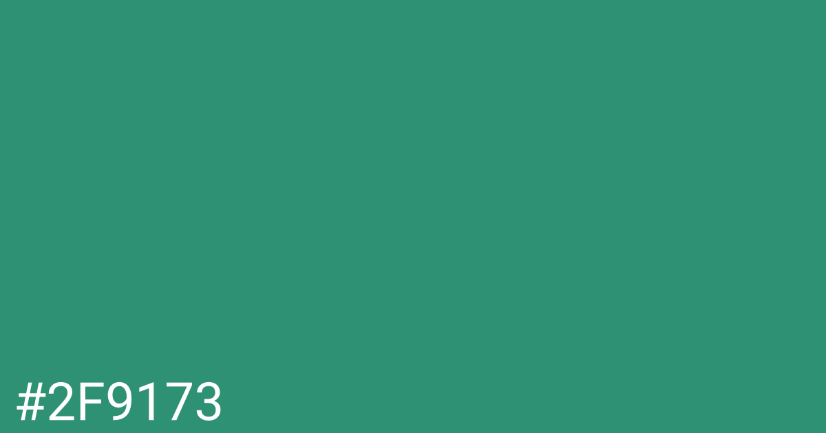 Hex color #2f9173 graphic