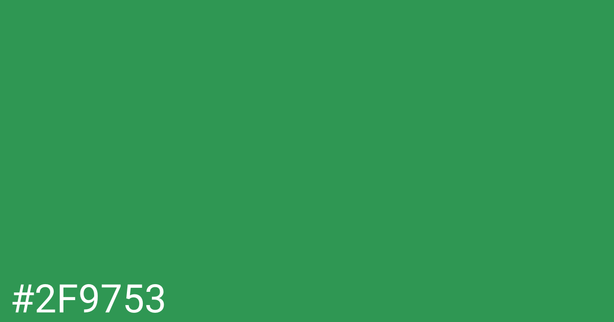 Hex color #2f9753 graphic