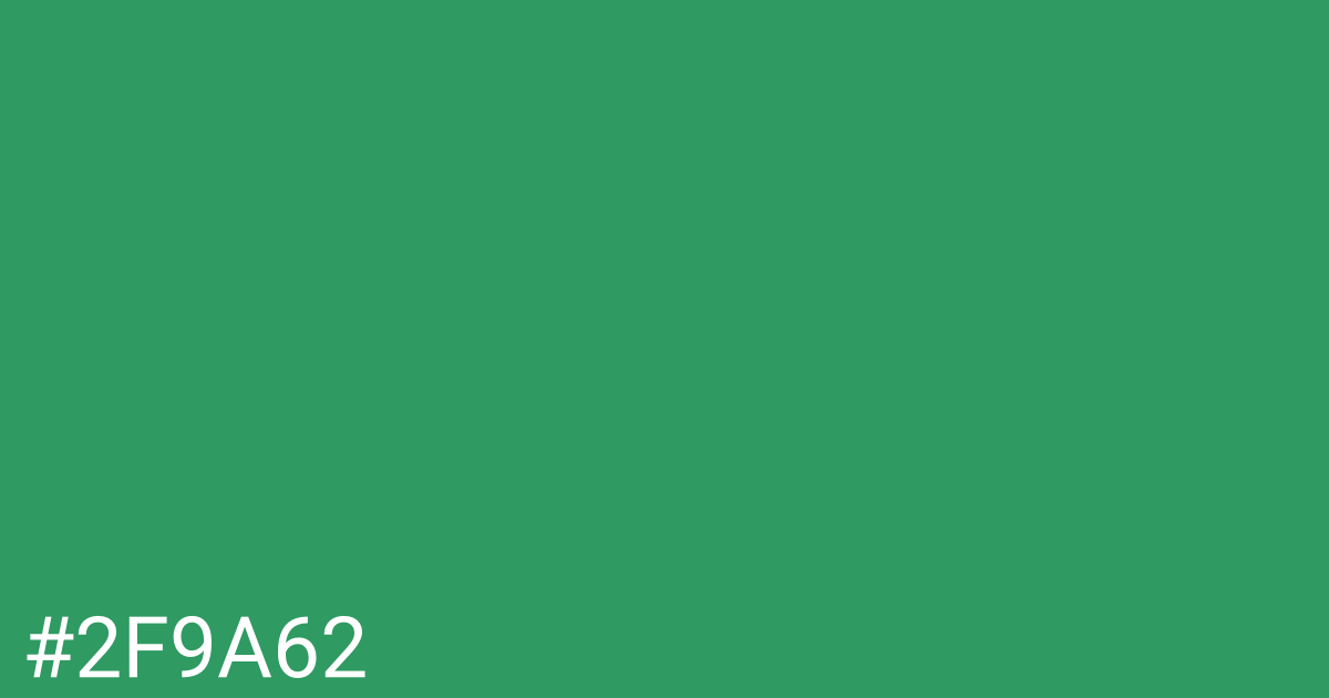 Hex color #2f9a62 graphic