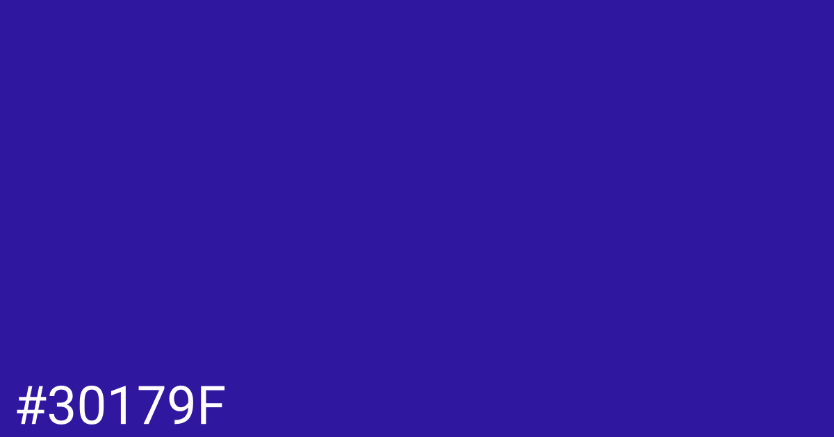 Hex color #30179f graphic