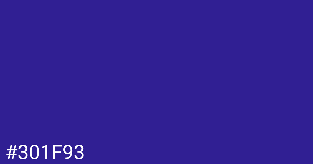 Hex color #301f93 graphic