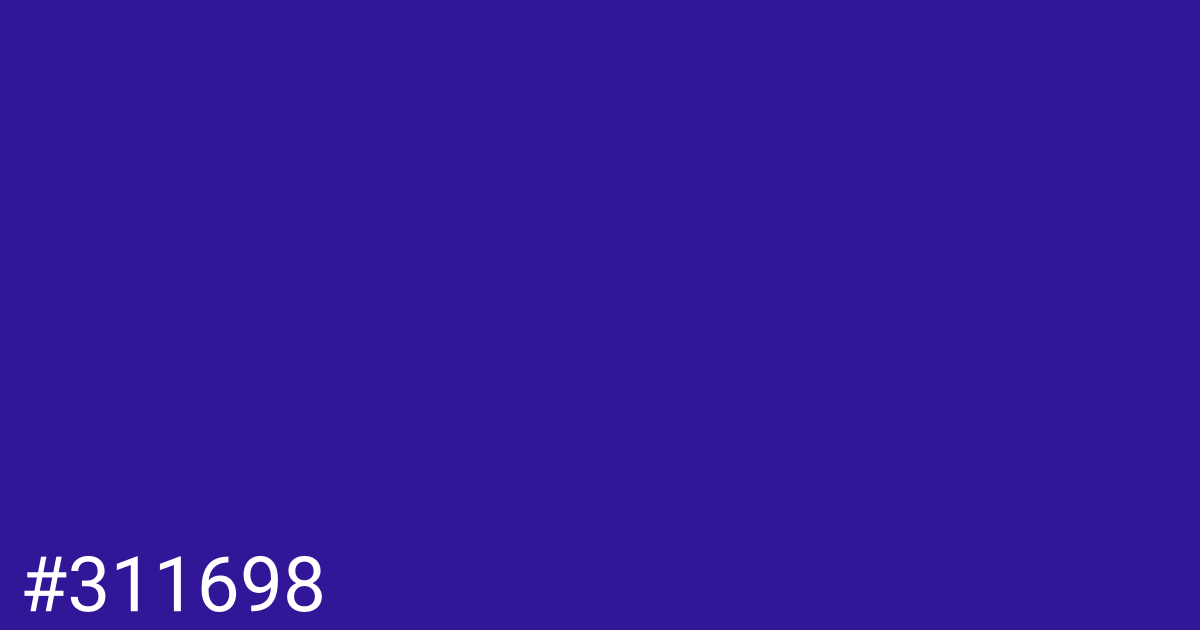 Hex color #311698 graphic