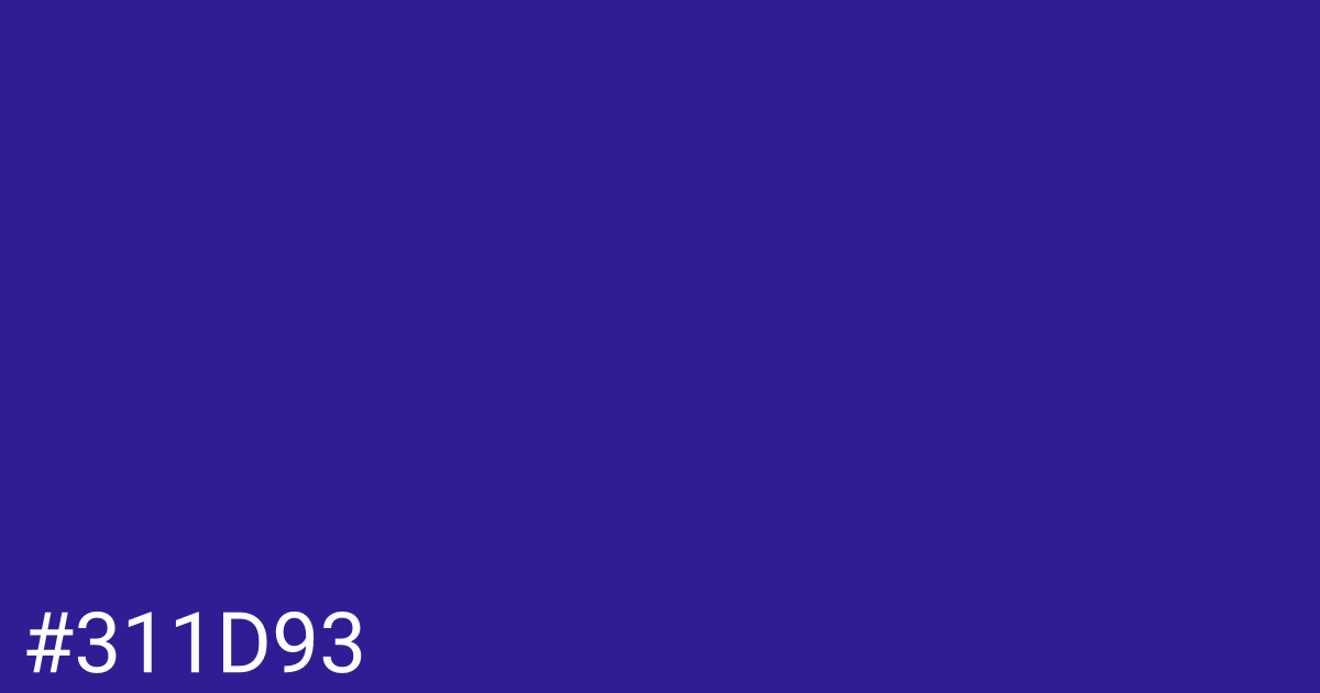 Hex color #311d93 graphic