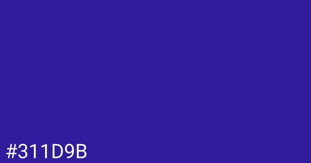 Hex color #311d9b graphic