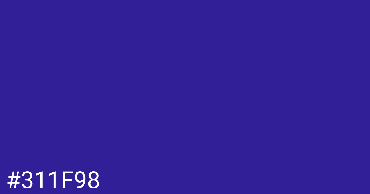 Hex color #311f98 graphic