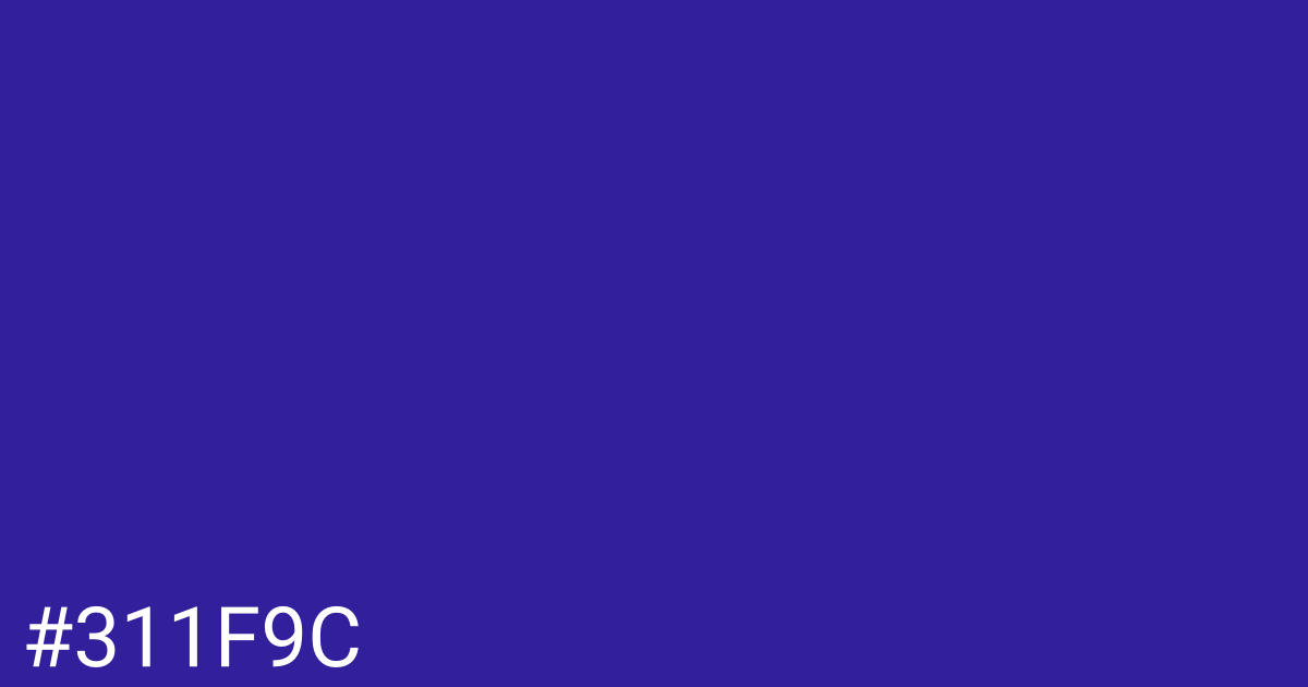 Hex color #311f9c graphic