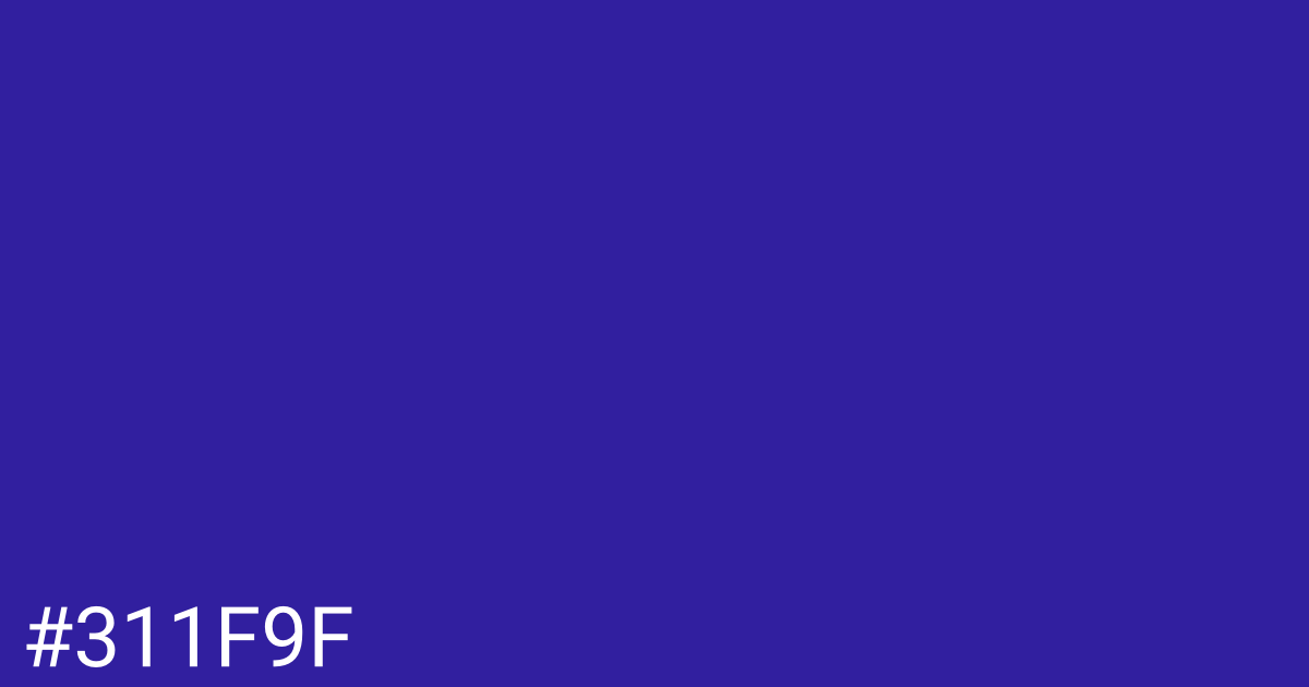 Hex color #311f9f graphic