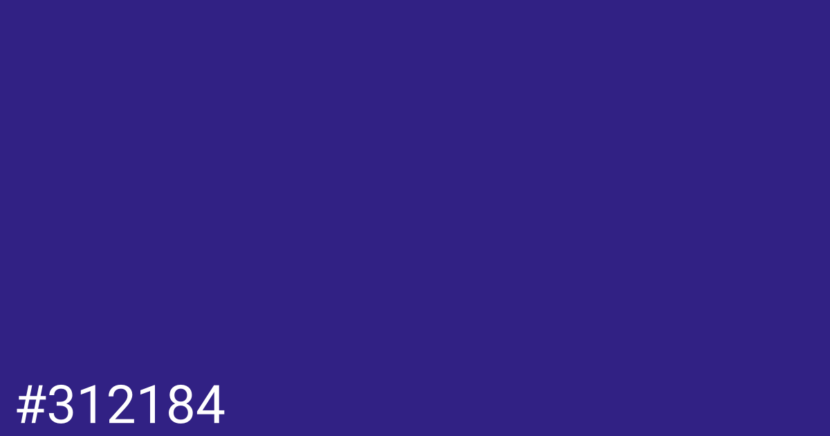 Hex color #312184 graphic