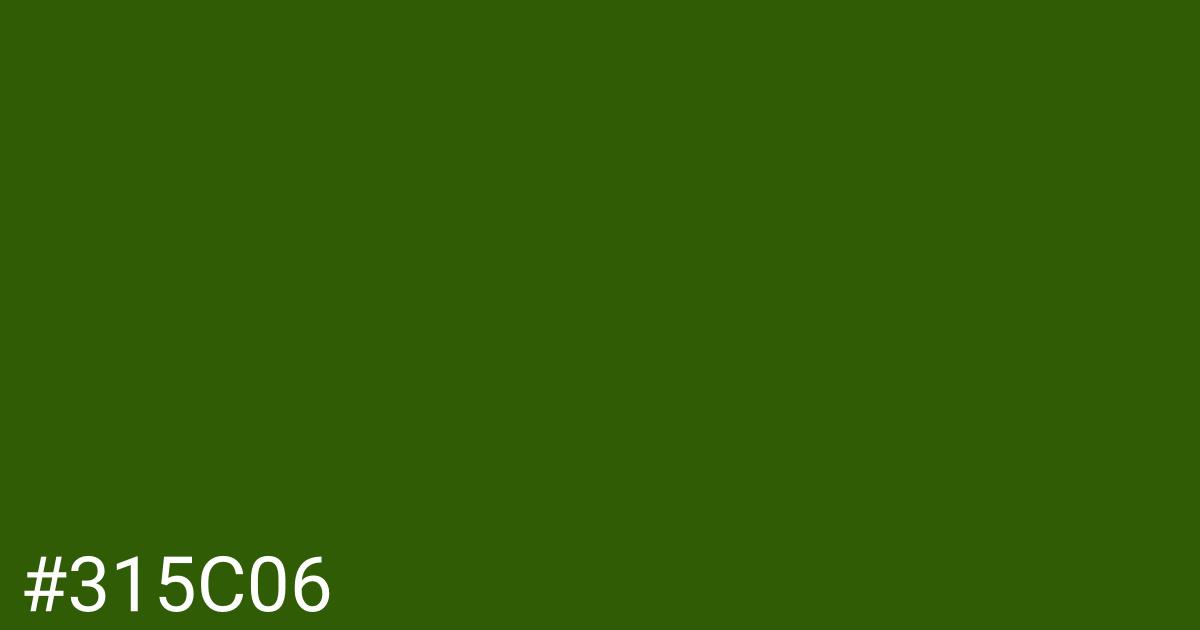 Hex color #315c06 graphic
