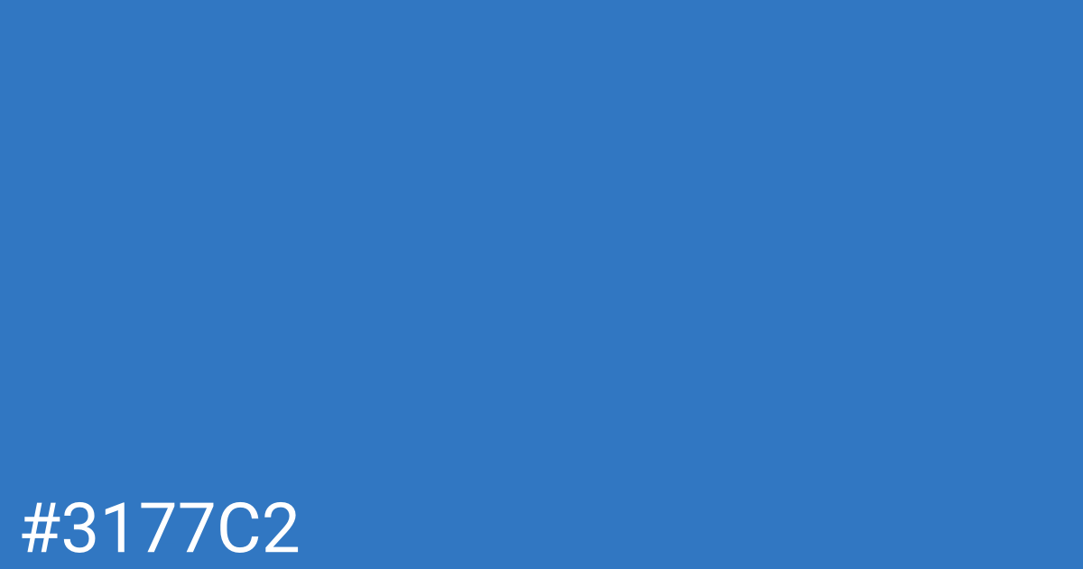 Hex color #3177c2 graphic