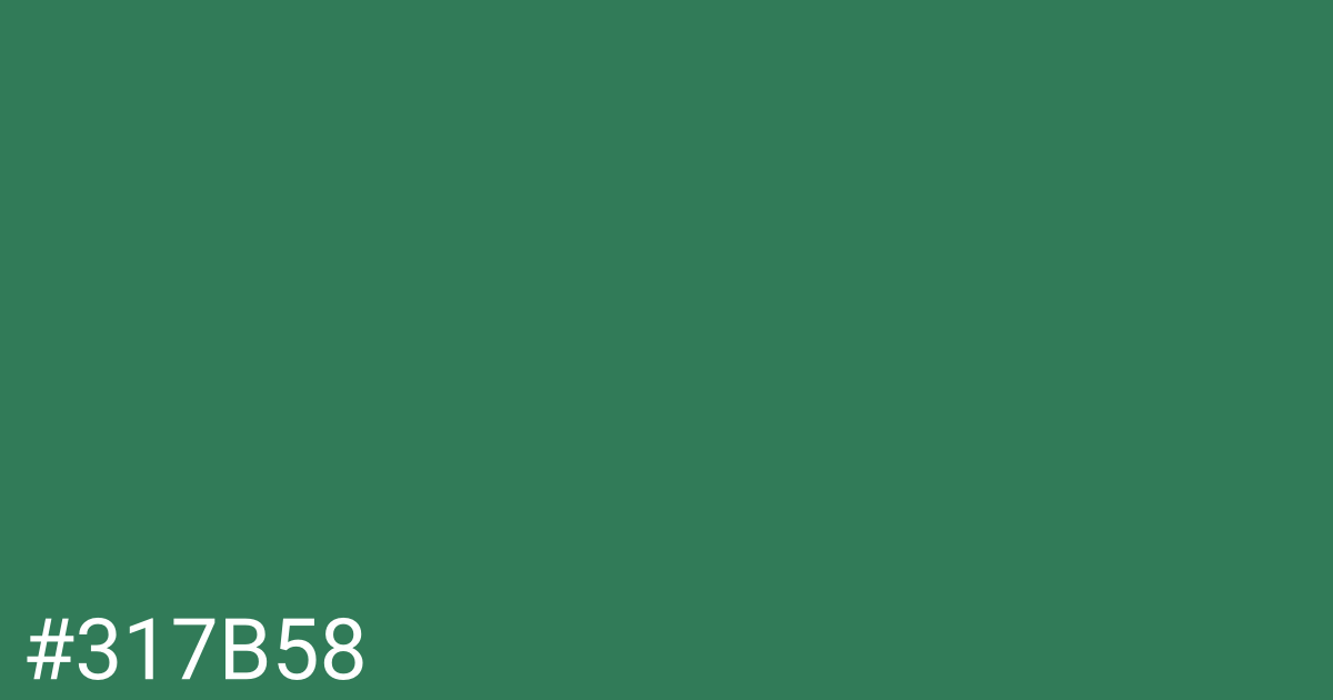 Hex color #317b58 graphic