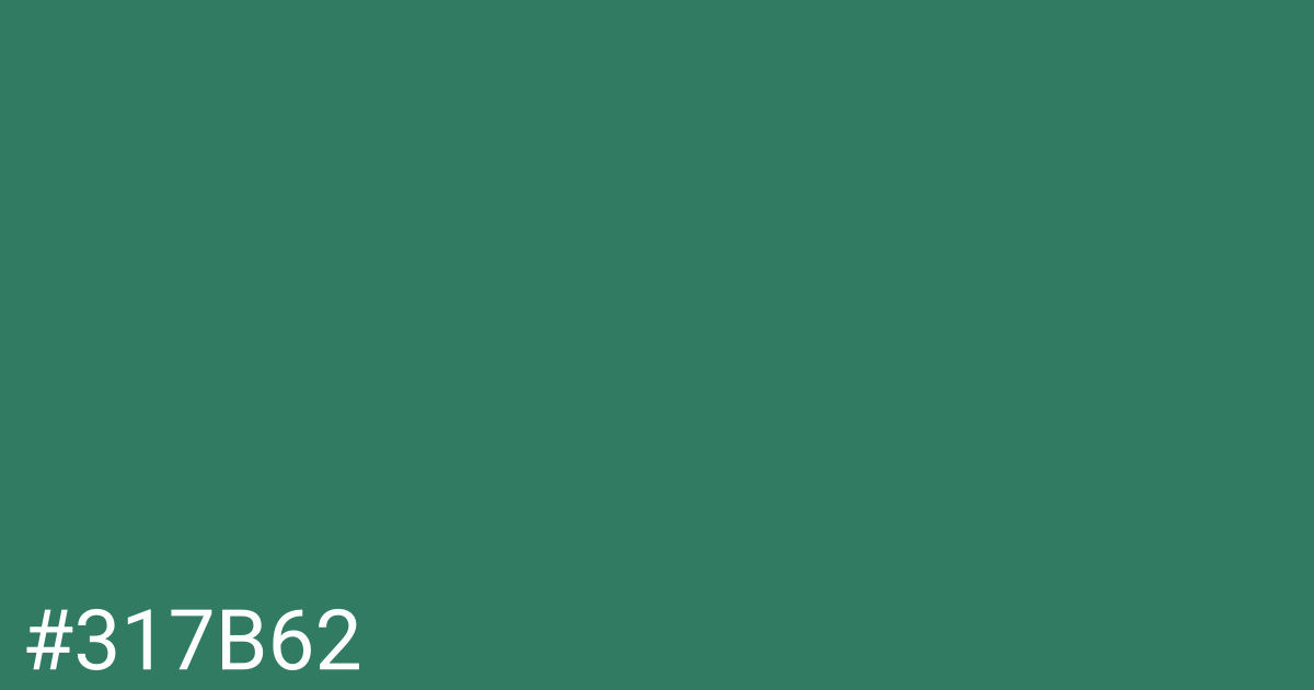 Hex color #317b62 graphic