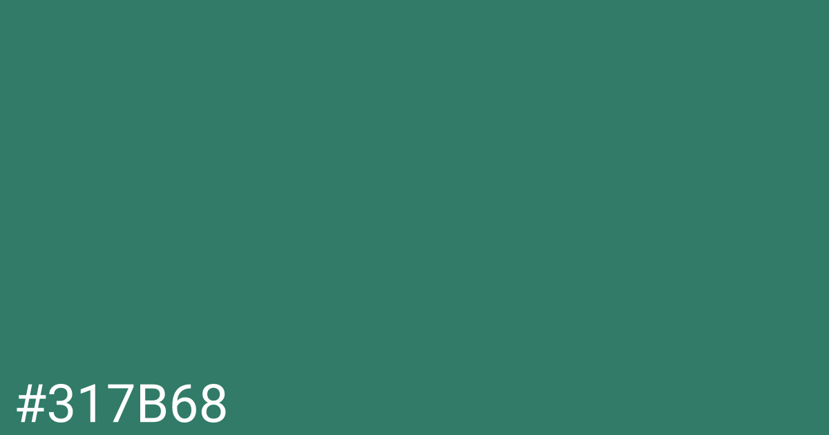 Hex color #317b68 graphic