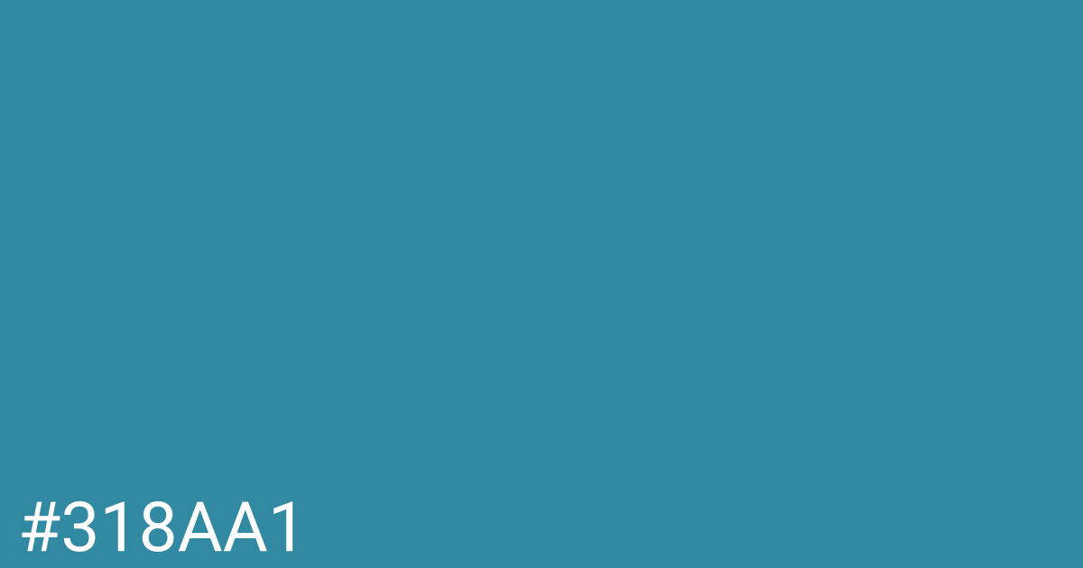 Hex color #318aa1 graphic