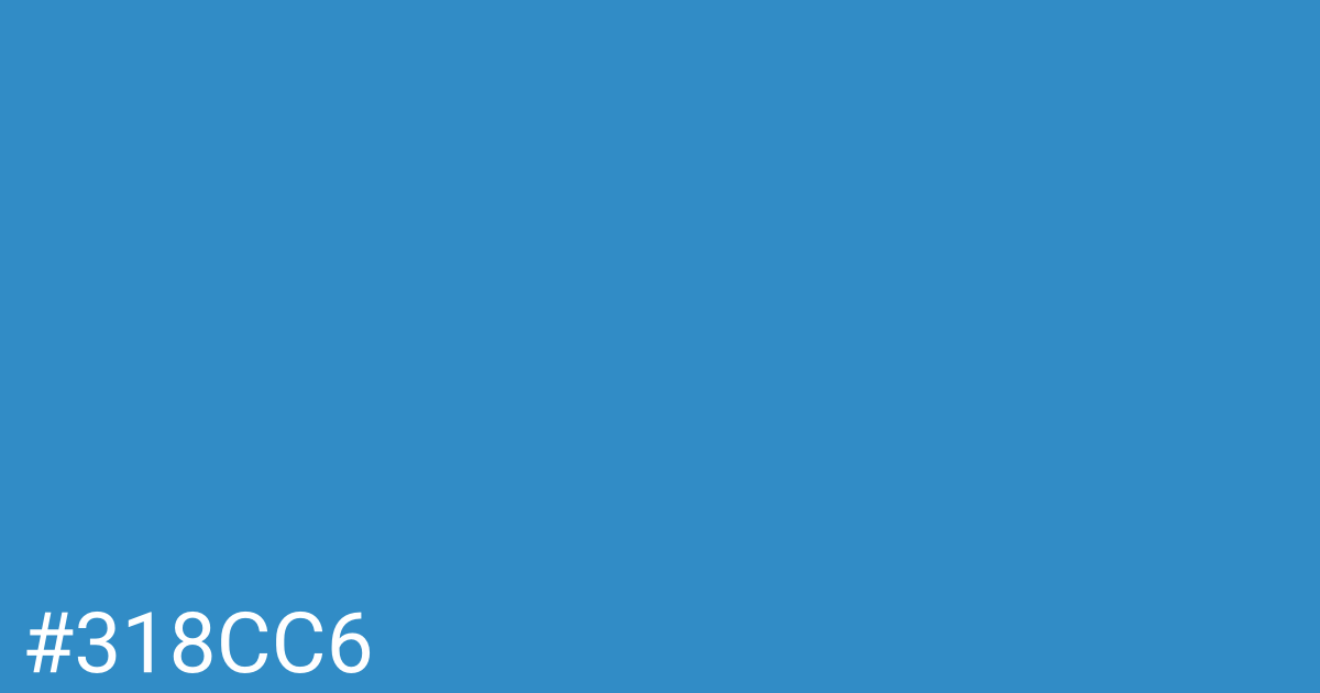 Hex color #318cc6 graphic