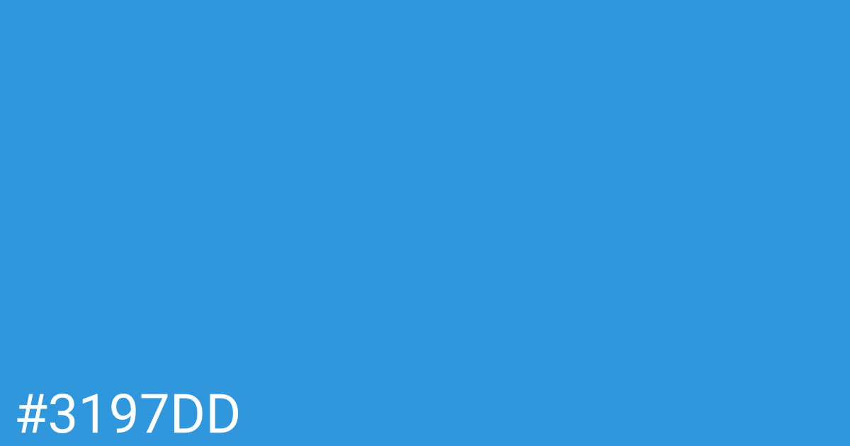 Hex color #3197dd graphic