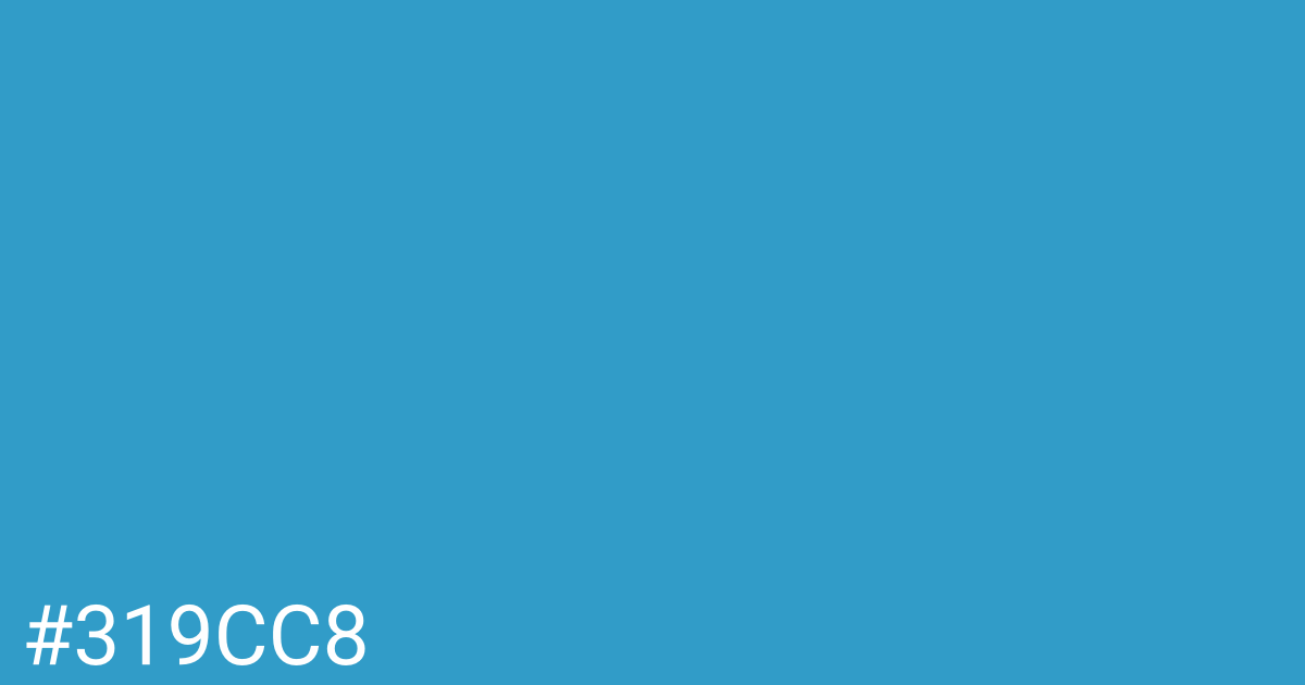 Hex color #319cc8 graphic