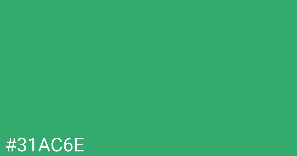 Hex color #31ac6e graphic