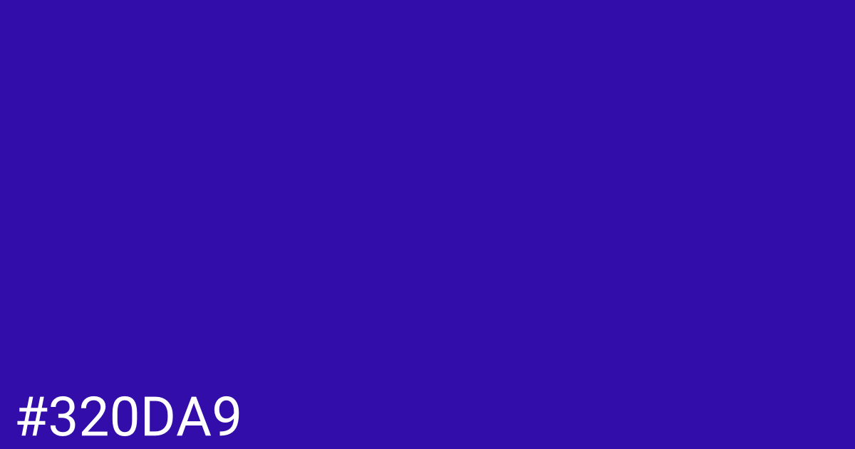 Hex color #320da9 graphic