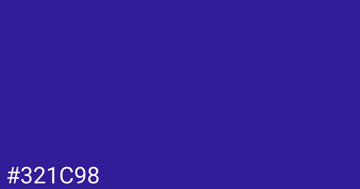 Hex color #321c98 graphic