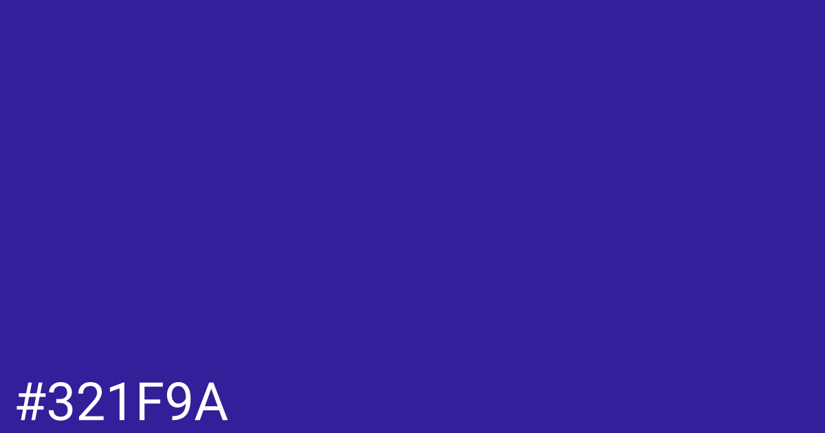 Hex color #321f9a graphic