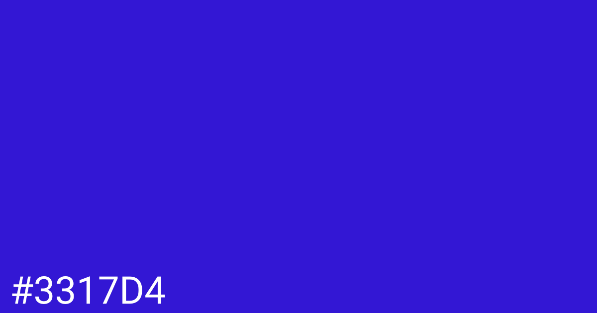 Hex color #3317d4 graphic