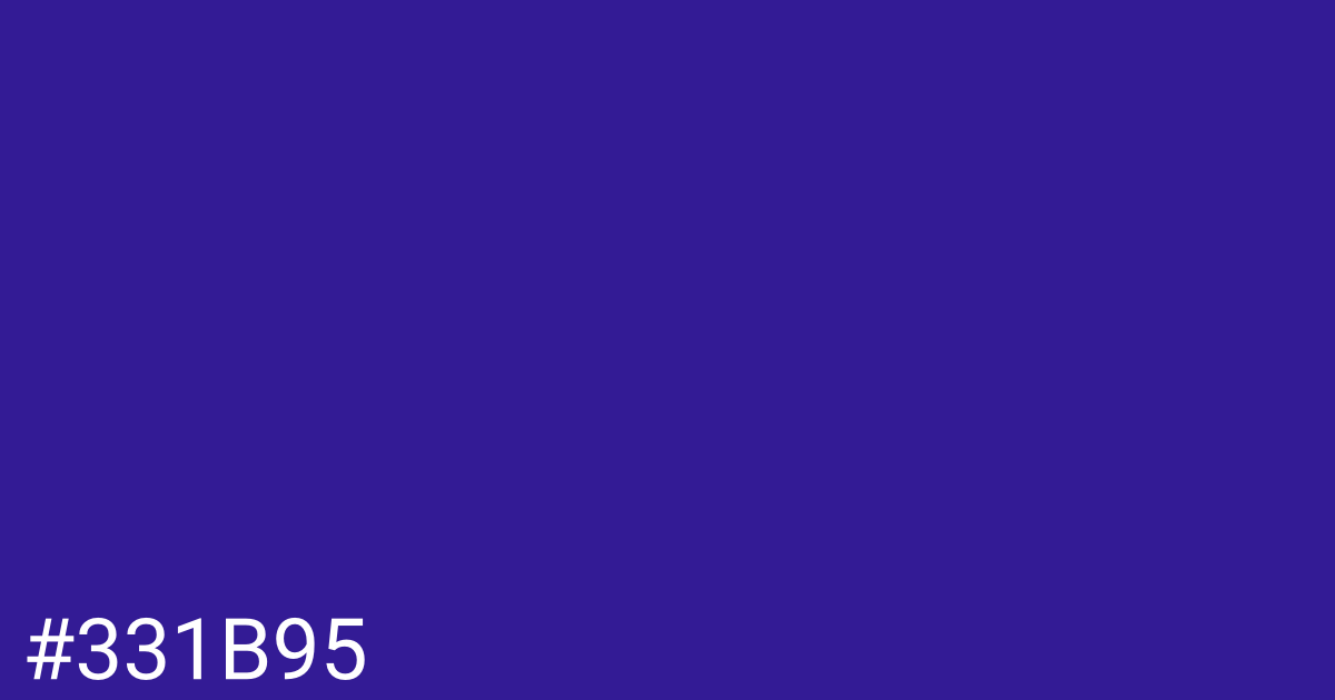 Hex color #331b95 graphic